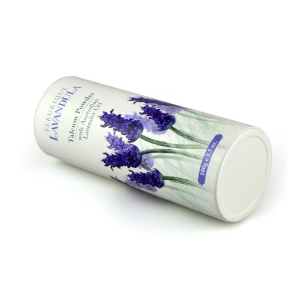 Baby Talcum Powder Packaging Shaker Top Paper Can White / Black Plastic Plug