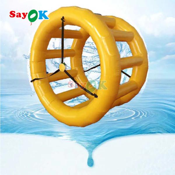 Inflatable Water Colorful Running Roller Ball Inflatable Water Walking Floating Game Toys
