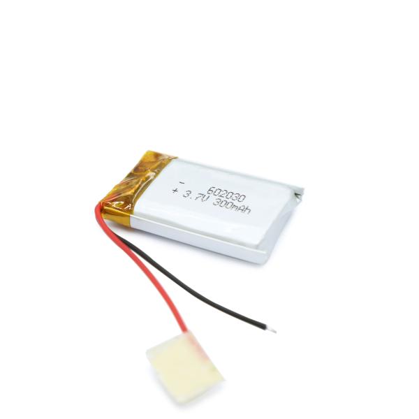 High Discharge Rate Battery 3.7V 300mah 602030 Li-Ion Battery Pack Rechargeable High Capacity LiPo Battery Cells