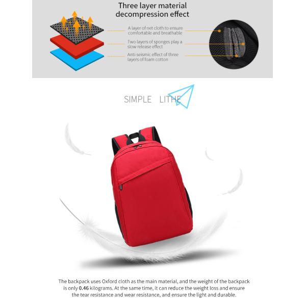 Wholesale custom logo men and women fashion middle school students waterproof backpack for kid school bag