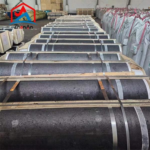 HP 300mm 600mm Carbon Graphite Electrodes With Nipples Graphite Electrode For Electric Arc Furnace