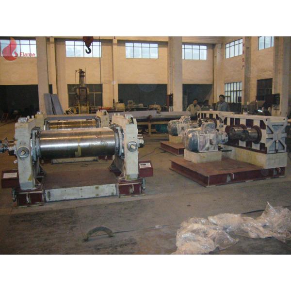 Two Roll Rubber Open Mill With Totally Enclosed Cage Rotor Φ 400 x 1000mm