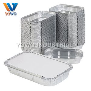Restaurant 300ml Disposable Aluminum Foil Food Containers