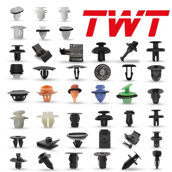 Toyota Bumper Plastic Fastener Clip 100 Pcs Colorful Push Type Rivet