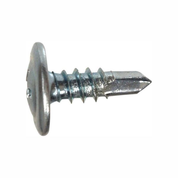 M4.2x13mm Galvanized Self Drilling Screws Wafer Head Phillip Zinc Plated Tornillo