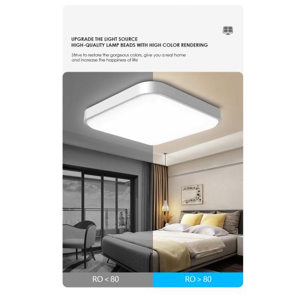 Square Alu 6000K Solar Power Shed Lights Eye Protection Solar Indoor Lights For Gazebo