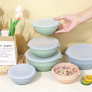 Upgraded Silicone Sourdough Bread Proofing Basket With Handles - Reinforced Rim