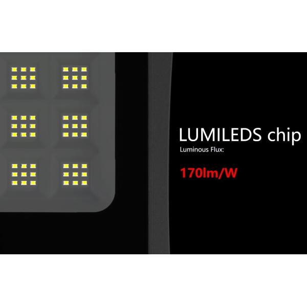 850lm 10AH Solar Panel Flood Lights Outdoor LED With Motion Sensor 0.1KW 30w