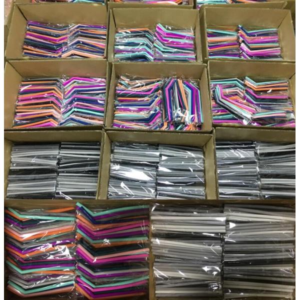 LFGB Eco Reusable Customized Silicone Collapsible Straws