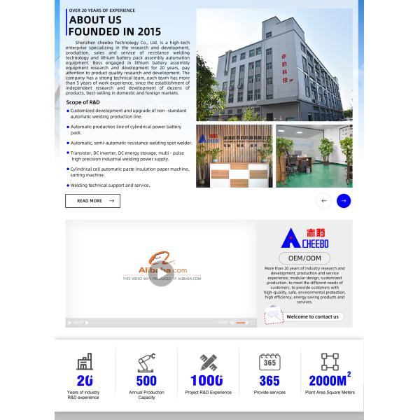 Semi-Automatic Lithium Battery Pack Assembly Line for 18650 21700 Cells