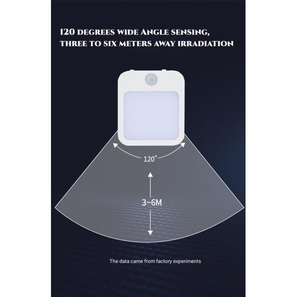 human infrared sensor night light Plug Warm White LED Light Adjustable Color Light