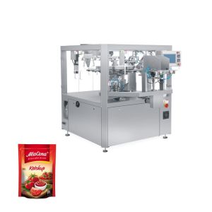 China Multifunctional Ketchup Doypack Premade Pouch Packing Machine Batch Customization on sale