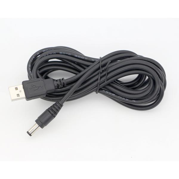 1m 3m 5m 10m 1A 2A 5A USB A Male to DC 5.5x2.1mm 3.5 1.35 4.0 1.7 Barrel Jack Power Charger Cable for LED CCTV Camer