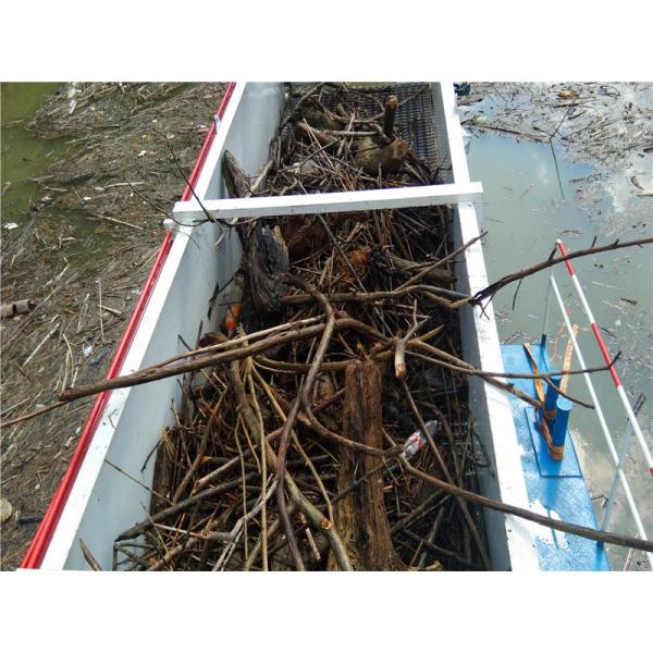Water Reed Hyacinth 5000m2 Aquatic Weed Harvester Boat