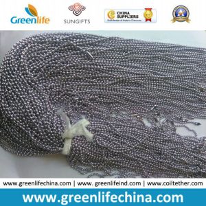 Quality Custom Ball Dia W/Customized Length Metal Bead Snake Chain for sale