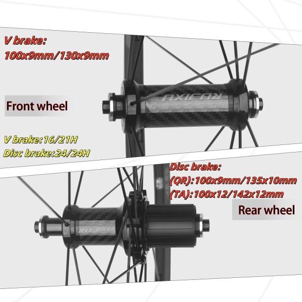 700C 120Rings V Brake Disc Road Bike Wheelset Aluminum Alloy 40mm Height Rhombic Gold Spokes Clincher Rim Gold Mark