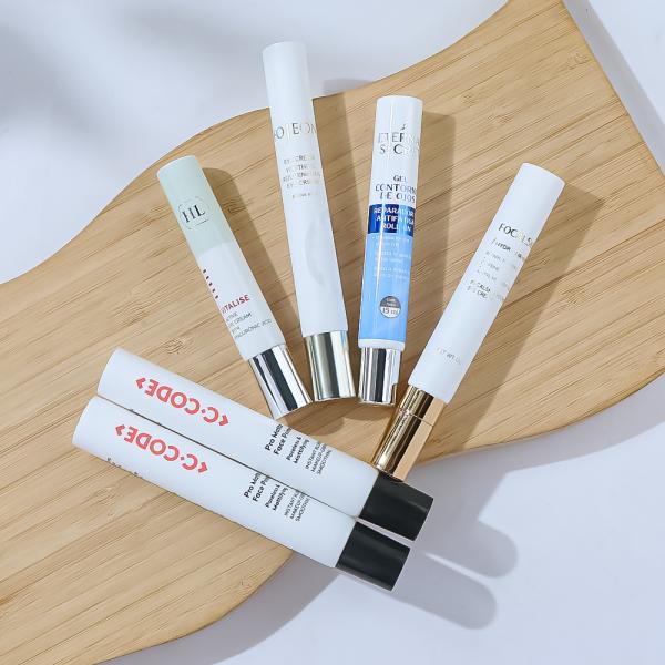 Luxury Soft-Touch Cosmetic Tubes W/ Matte Gold Caps Premium 30ml-100ml Elevate SKUs