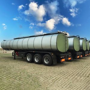 Quality BPW Axle 12t Mechinical Suspension Insulated Tanker Trailers for sale