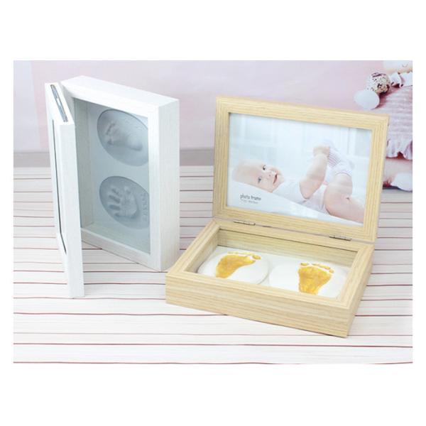 Modern Baby Keepsake Box Hand And Foot Prints Souvenir Children / Baby Folding Gift Box