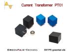 Epoxy Resin Potential Transformer PT01 - 2mA High Permeability Core 500V DC