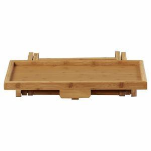 foldable bamboo sofa snack tv tray table