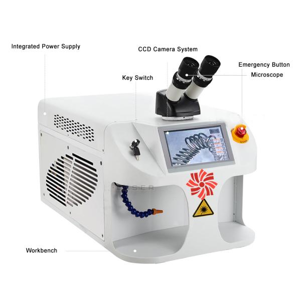 YAG Handheld Fibre Laser Welder 0.001mm , Silver Soldering Machine 220V