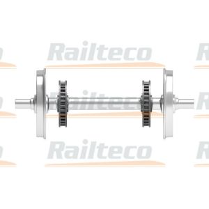 High Stability Railway Wheel Set , Coach / Passenger Car Wheel sets