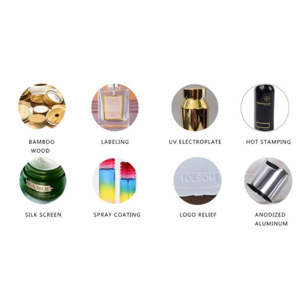 Silk-screen Printing 15ml 30ml Round Acrylic Airless Bottle Perfect for Skin Care Cream