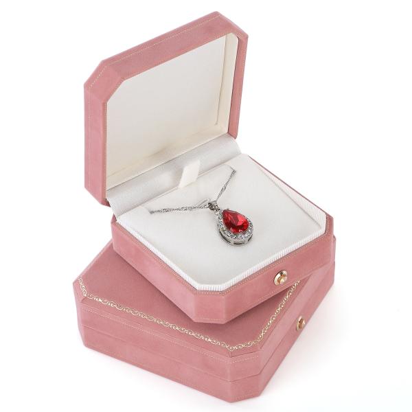 Gold-Stamped Jewelry Box High-End Ring Box Jewelry Set Box Bracelet Bracelet Necklace Storage Box European Style Jewelry Box