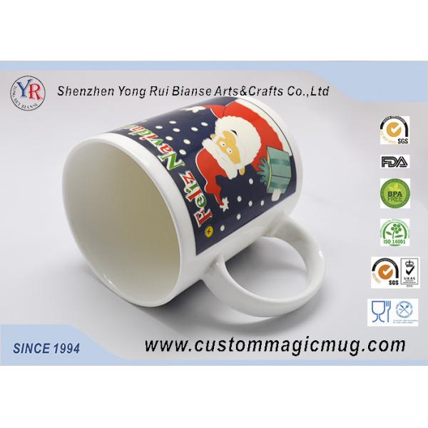 Magic 11oz Color Changing Mugs , Christmas Gift Personalized Mugs For Kids