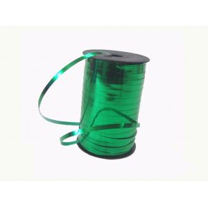 Quality Metallic Green Crimped Curly Ribbon Gift Packing Curled Ribbon for sale