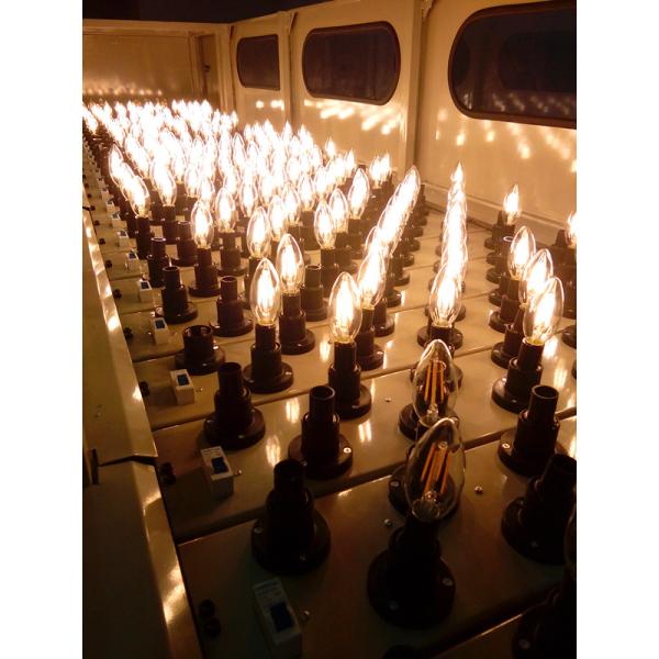 LED Filament 3w candle 300 lumen Indoor lighting bright European royal family transparent retro chandelier crystal lamp