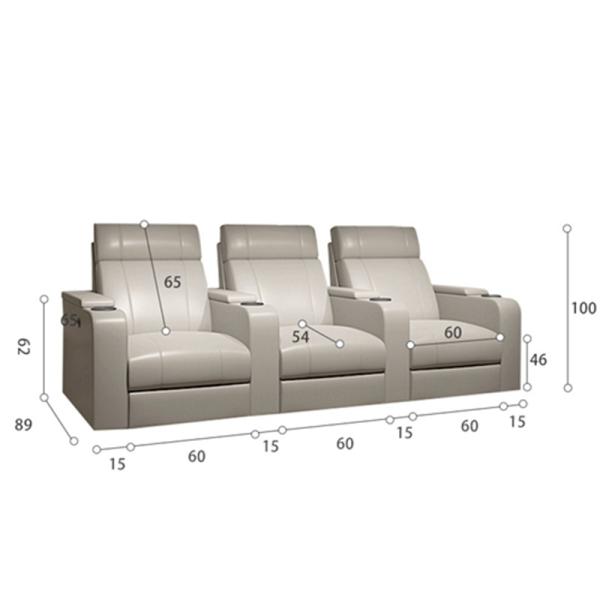 BN Home Theater Sofa Combination Audio-Visual Room Space Capsule Electric Massage Recliner Functional Sofa Chairs