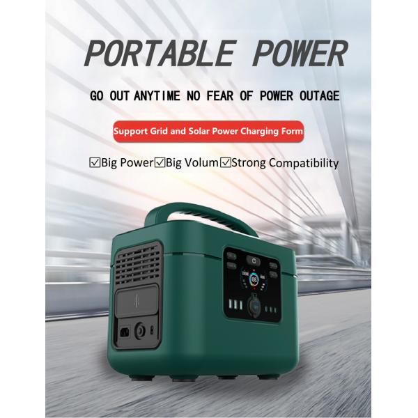 ODM Lithium Ion Lifepo4 Solar Generator 1050wh 1200w For Household Emergency