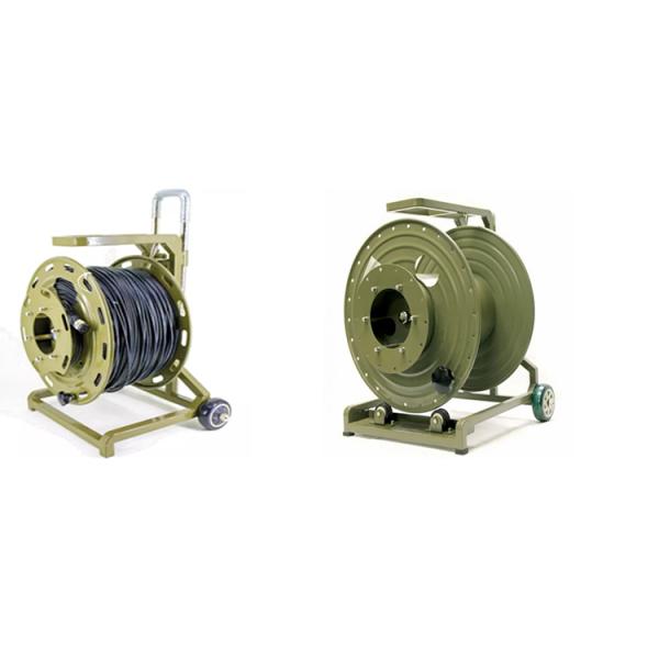 Portable Field Deployable Tactical Fiber Optic Cable Reel 500 Meter
