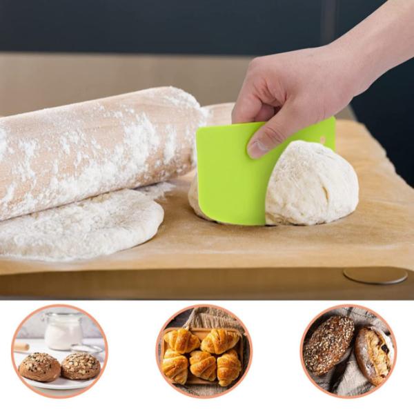 Food Safe Plastic Houseware Plastic Products Bowl Dough Scraper Cutter