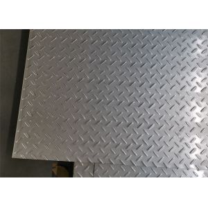 Silt Edge SS 304 Chequered Plate Embossed Pattern Diamond Galvanized