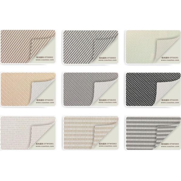 Motorised 70%pvc+30% polyester sunscreen fabric roller blinds for windows