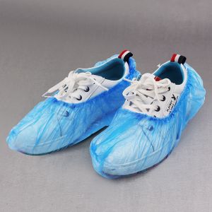 AC220V Disposable Polyethylene Plastic Shoe Cover Making Machine