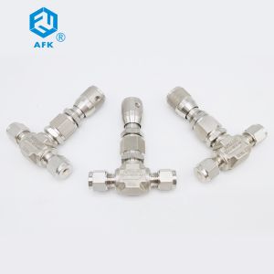 Straight Union Ss Needle Valve 6000psi 1/8in-1/2in