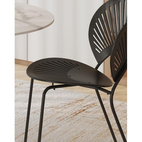 Modern Dining Room Chairs Nordic Cafe White And Black Simplicity Wood Chair