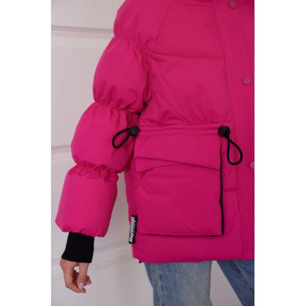 Short Length Thickened Down / Cotton Jacket Trendy Loose Style With Down Filling, modern models, bright colours, oversize, nice length, hooked women coats