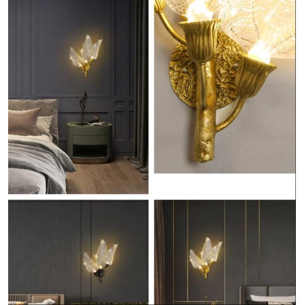 Clear Leaf Style Modern Wall Lamp LED Wall Lamp 110 - 240V