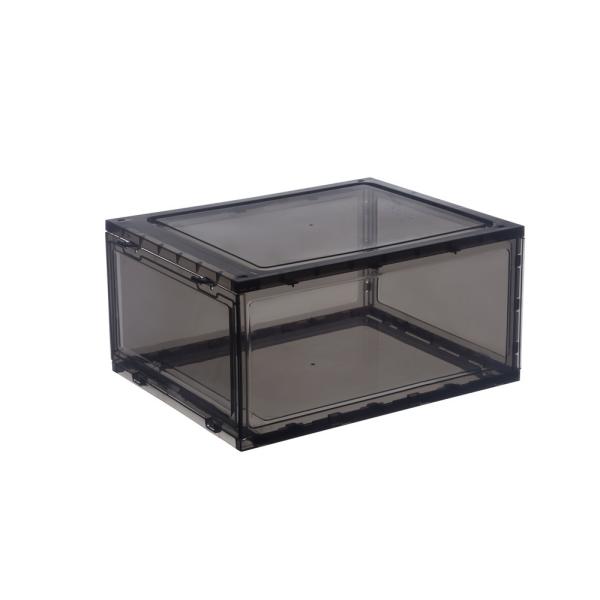 DustProof Transparent Plastic Shoe Box Superposition Display Moisture Proof