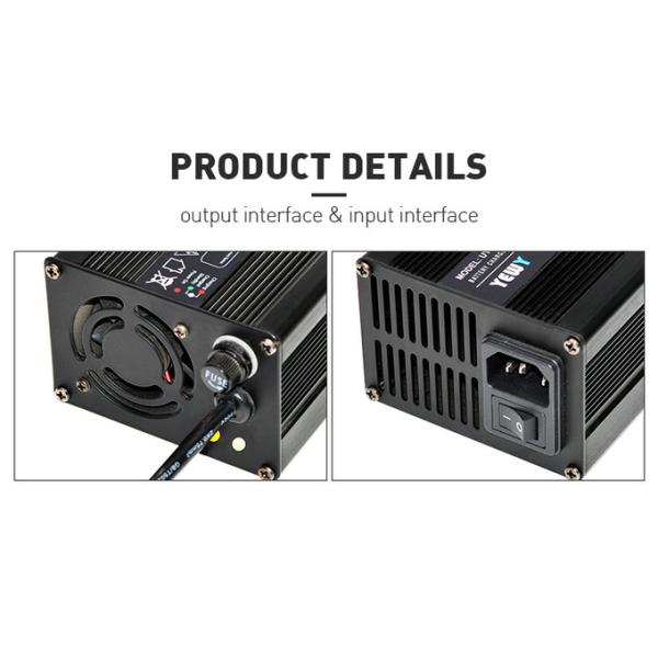 Premium Lithium Ion 8A Battery Charger 36V 3 Stage Li - Ion Battery Charger