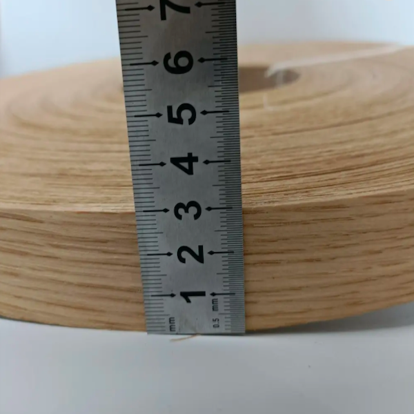 Decorative White Oak Edge Banding Strip Adhesive Customized 50m 1mm