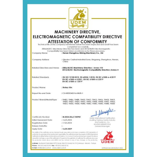 Electric Furnace Ash Calcination Equipment Zinc Oxide Rotary Kiln With 400-1000T/D Capacity