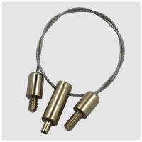 Threaded Rod Mounting Systems Wire Suspension Hanging Kit Cable Lock Assembly