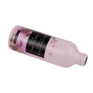 Sakura Pink Matte Aluminum Cosmetic Bottles 50ml-500ml Personal Care Bottles