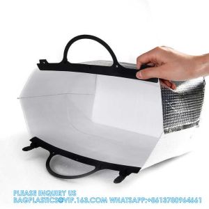 Wholesale Disposable Food Delivery Aluminum Foil Cooler Thermal Insulation Bag